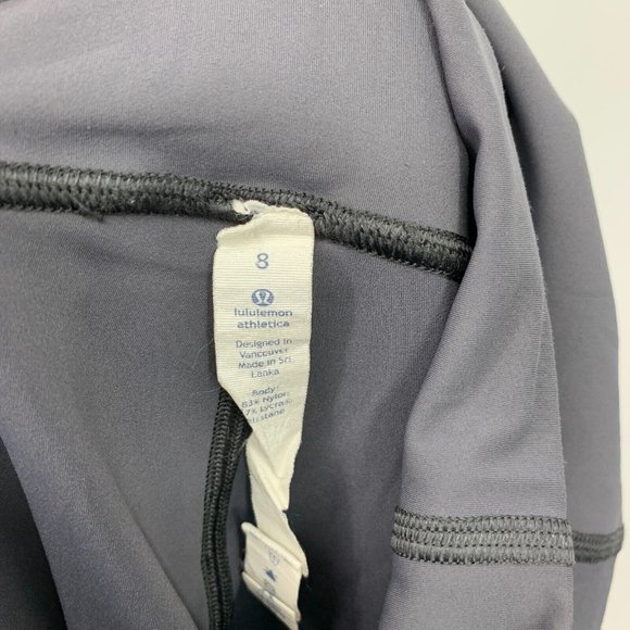 Lululemon Wunder Under Pant High Rise Engineered Print Gray Floral - Picture 5 of 10